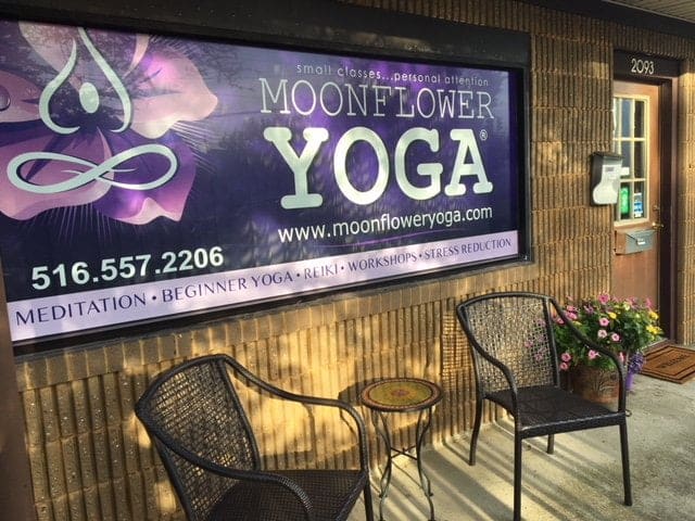 Moonflower Yoga front porch