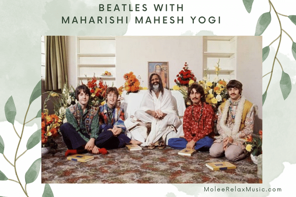 beatles with maharishi mahesh yogi