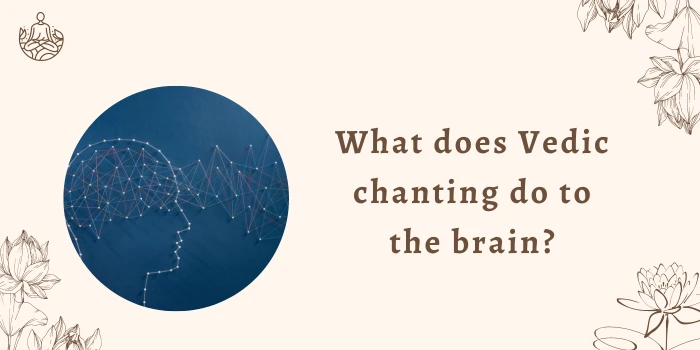 What does Vedic chanting do to the brain