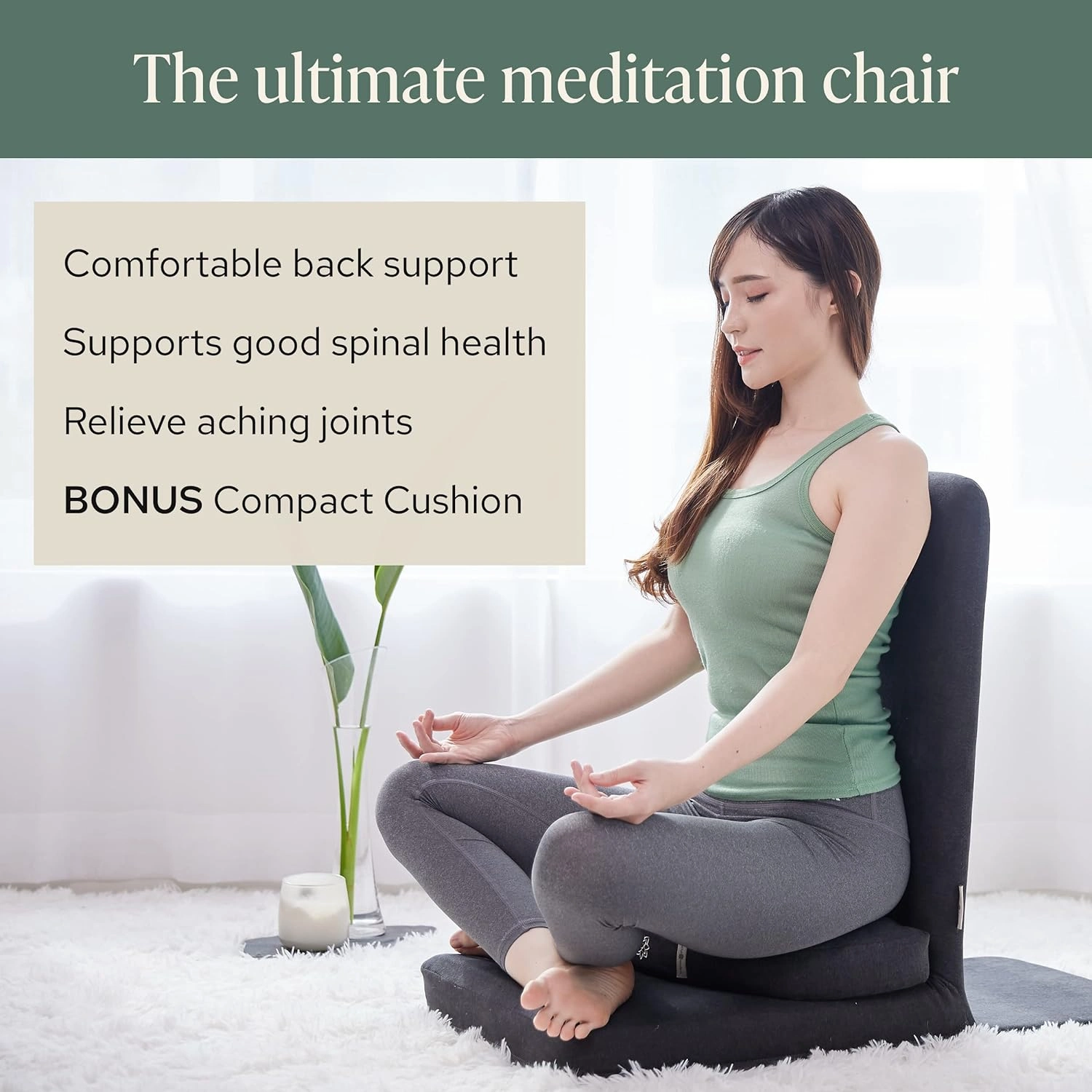 Mindful Modern Folding Pro Meditation Chair