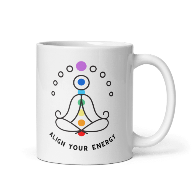 Align your Energy White Coffee Mug 11oz