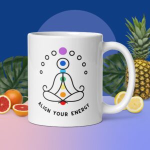 Align your Energy White Coffee Mug 11oz