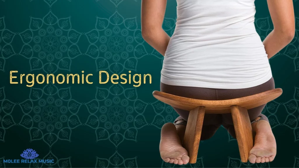 Ergonomic Design of Bluecony Meditation Bench